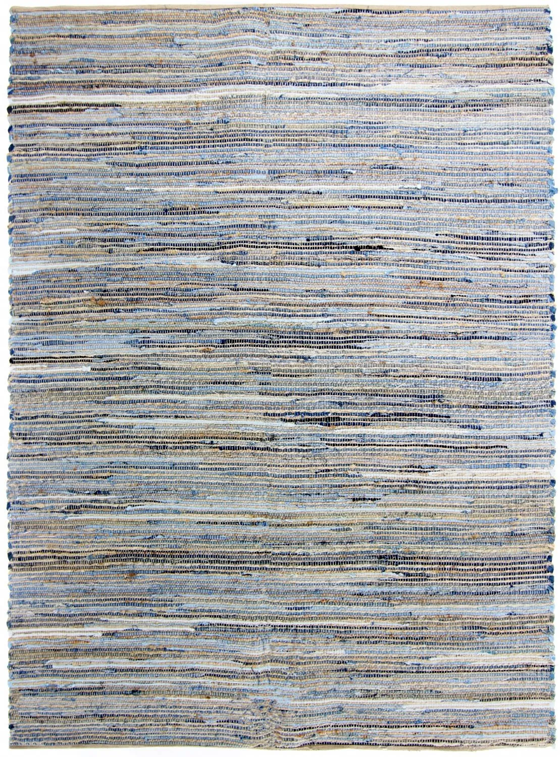 Tappeto Di Stracci - Darsi (blu/beige)