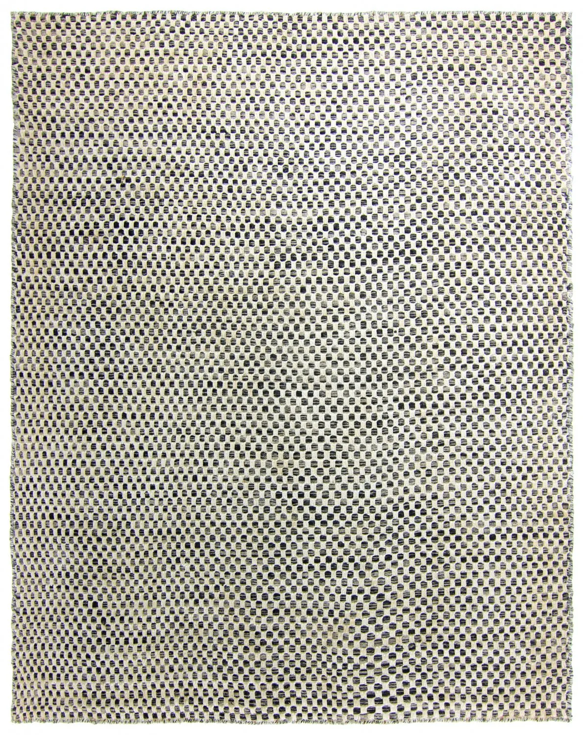 Tappeto In Lana - Jenim (nero/beige)