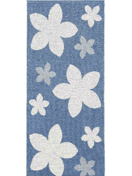 Tappeti In Plastica - L'Horredmattan Flower (blu)