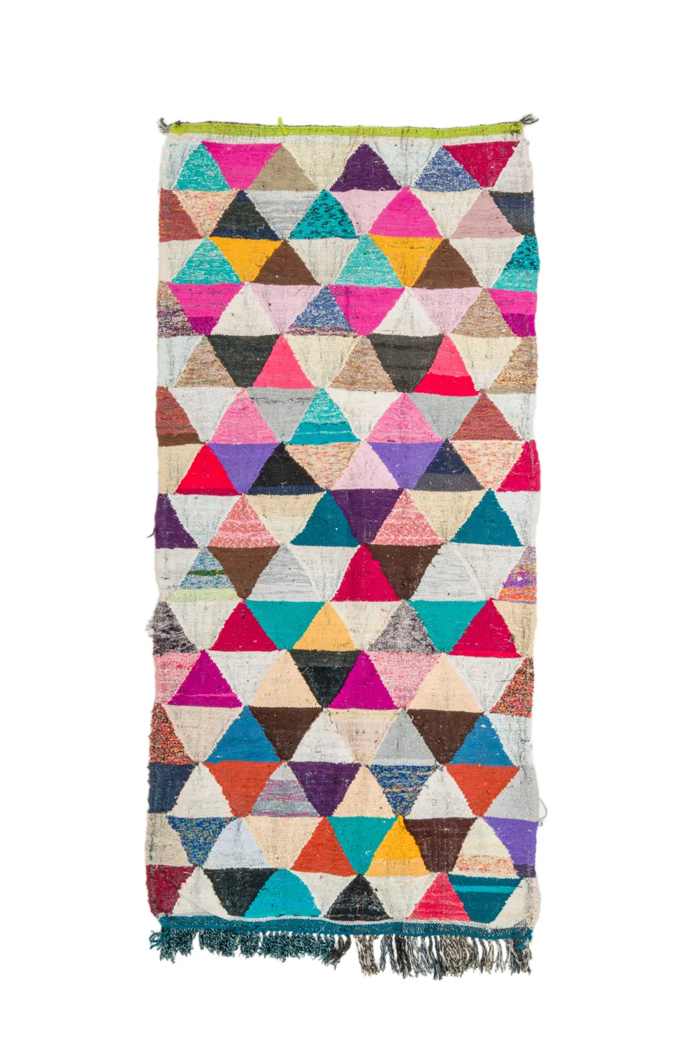 Tappeto Berberi Dal Marocco Boucherouite 130 x 280 cm