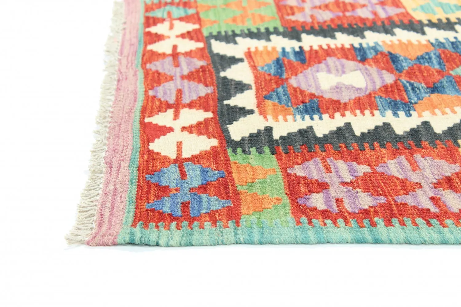 Tappeto kilim orientale 204 x 76 cm