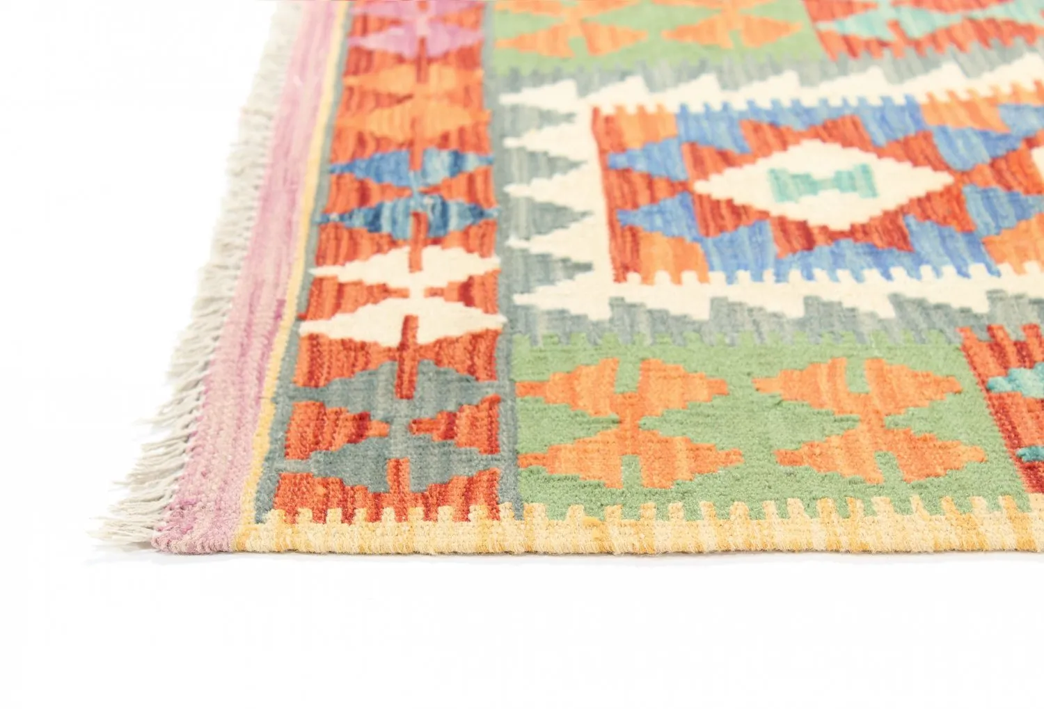 Tappeto kilim orientale 201 x 77 cm