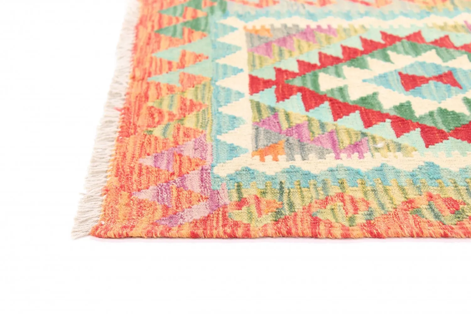 Tappeto kilim orientale 204 x 69 cm