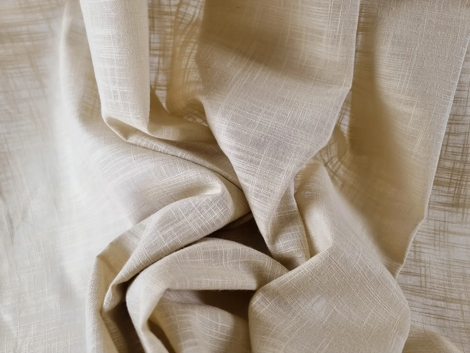 Tende - Cortina di cotone - Lollo (beige chiaro)