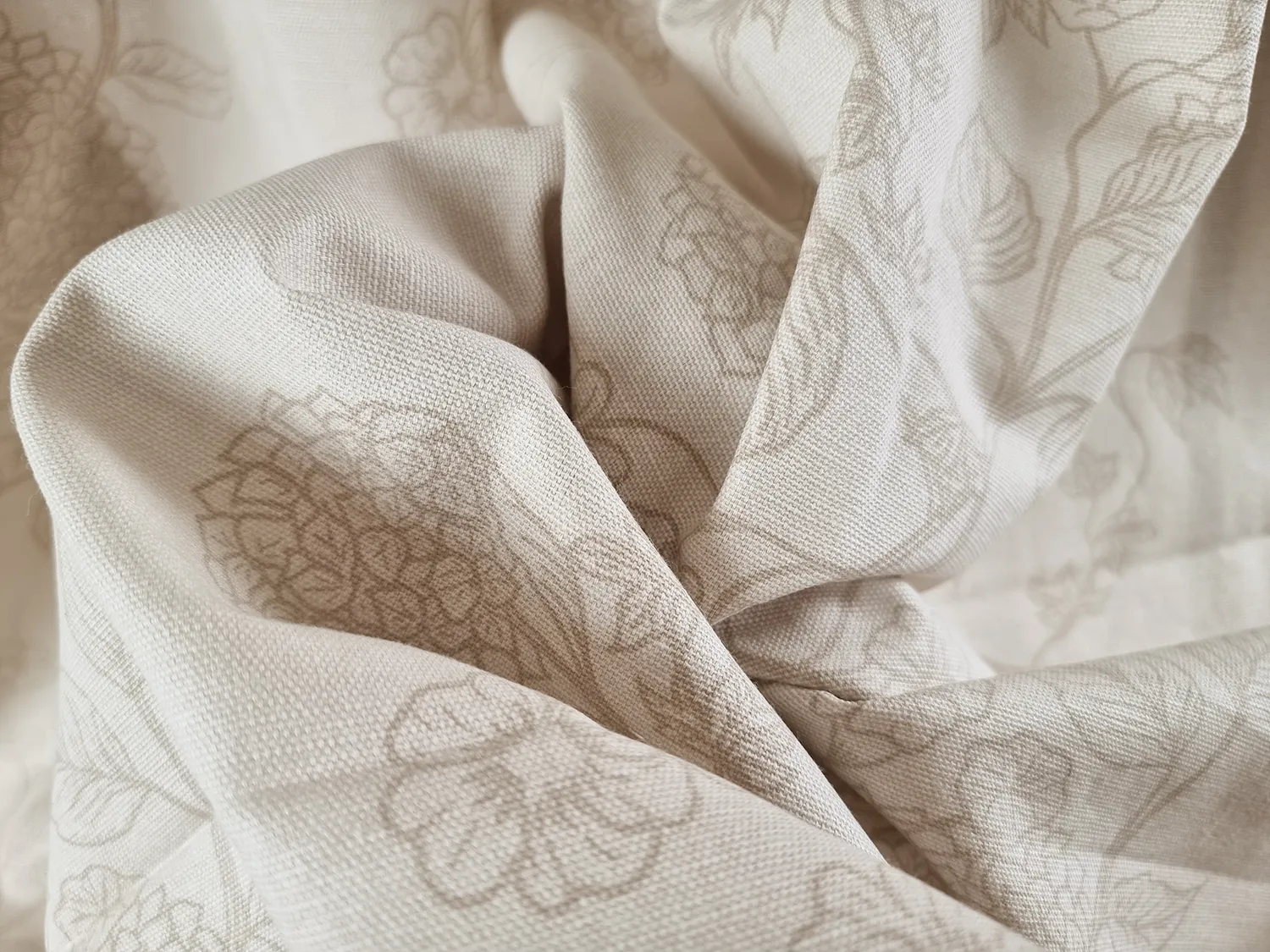 Tende - Cortina di cotone Minna (beige)