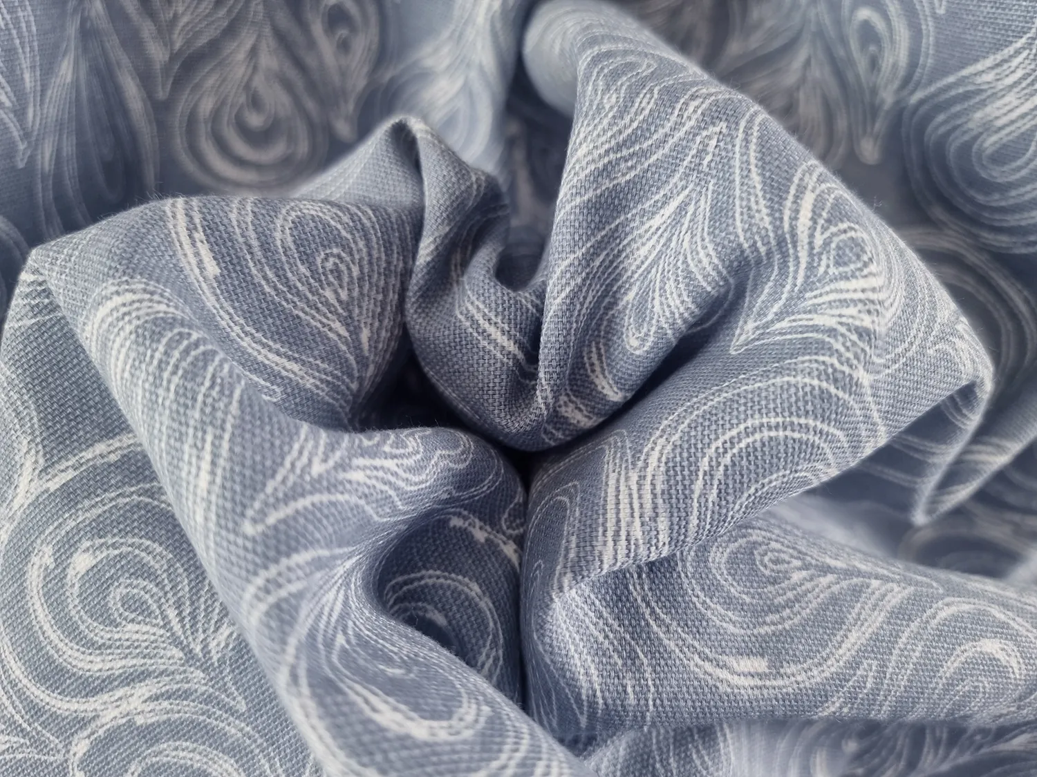 Tende - Cortina di cotone Merja (blu)