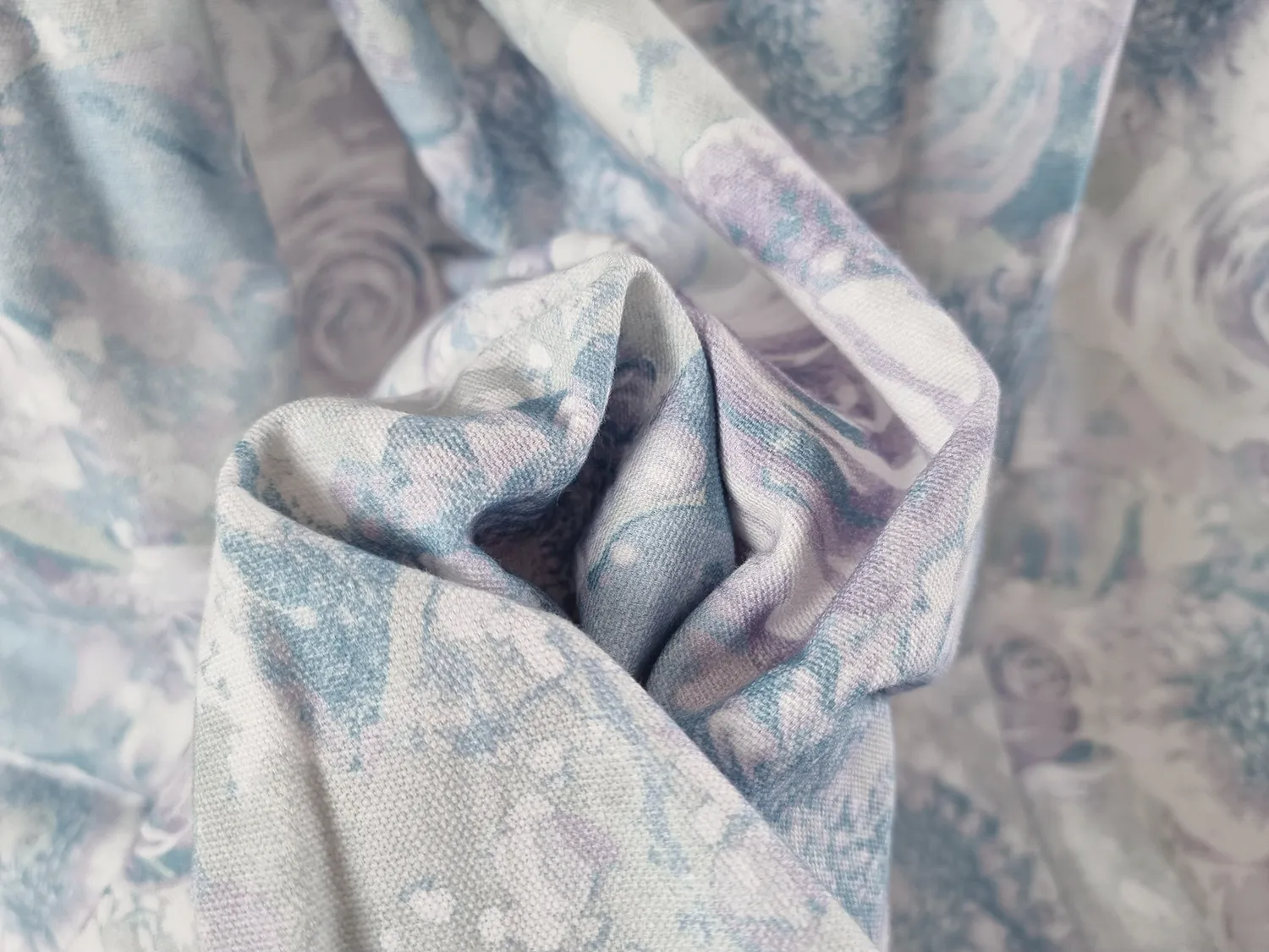 Tende - Cortina di cotone Soft (blu)