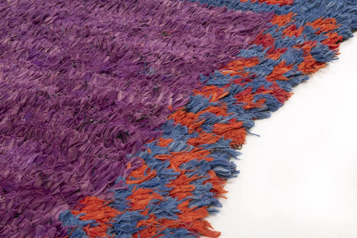 Tappeto Berberi Dal Marocco Boucherouite 240 x 130 cm