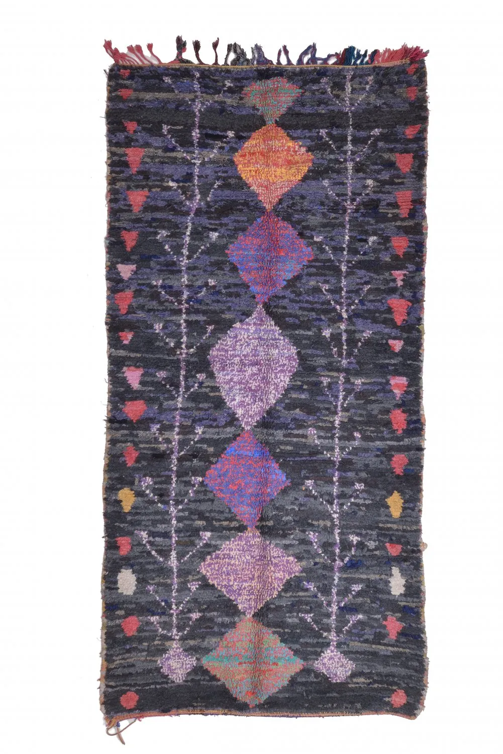 Tappeto Berberi Dal Marocco Boucherouite 285 x 135 cm