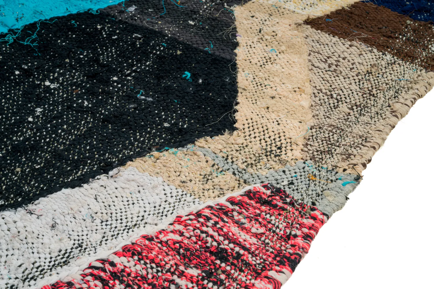 Tappeto Berberi Dal Marocco Boucherouite 155 x 250 cm