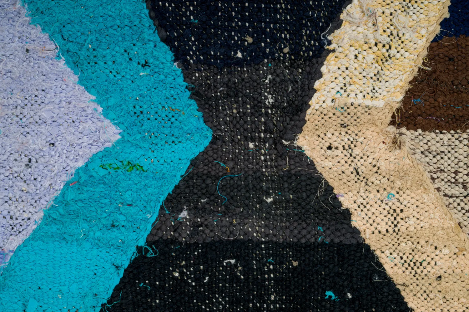 Tappeto Berberi Dal Marocco Boucherouite 155 x 250 cm