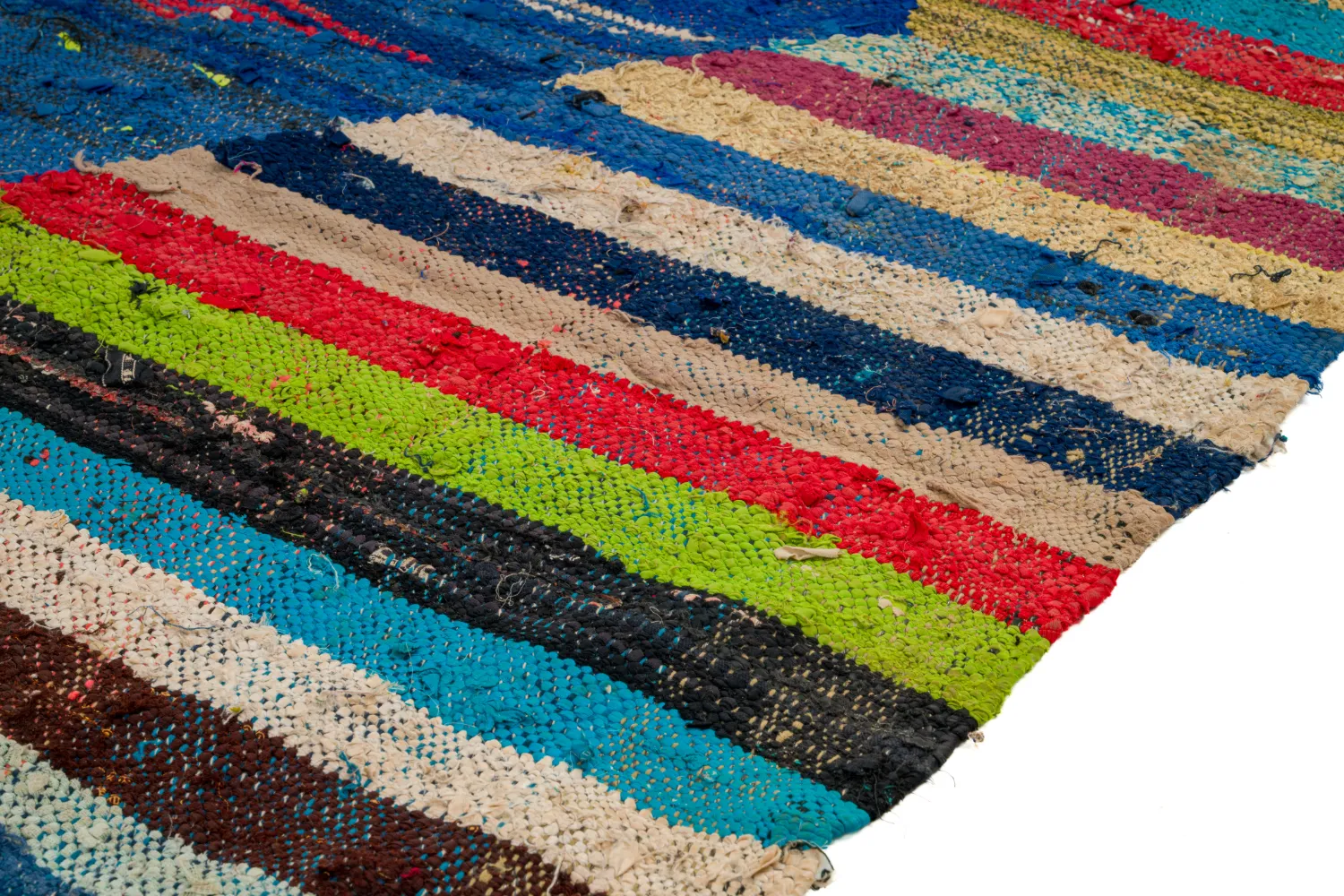 Tappeto Berberi Dal Marocco Boucherouite 135 x 230 cm