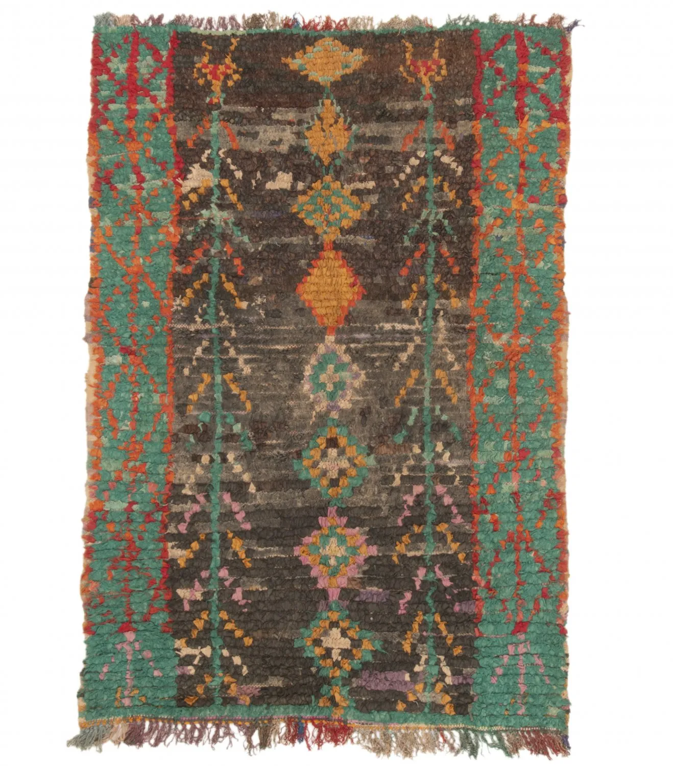 Tappeto Berberi Dal Marocco Boucherouite 180 x 120 cm
