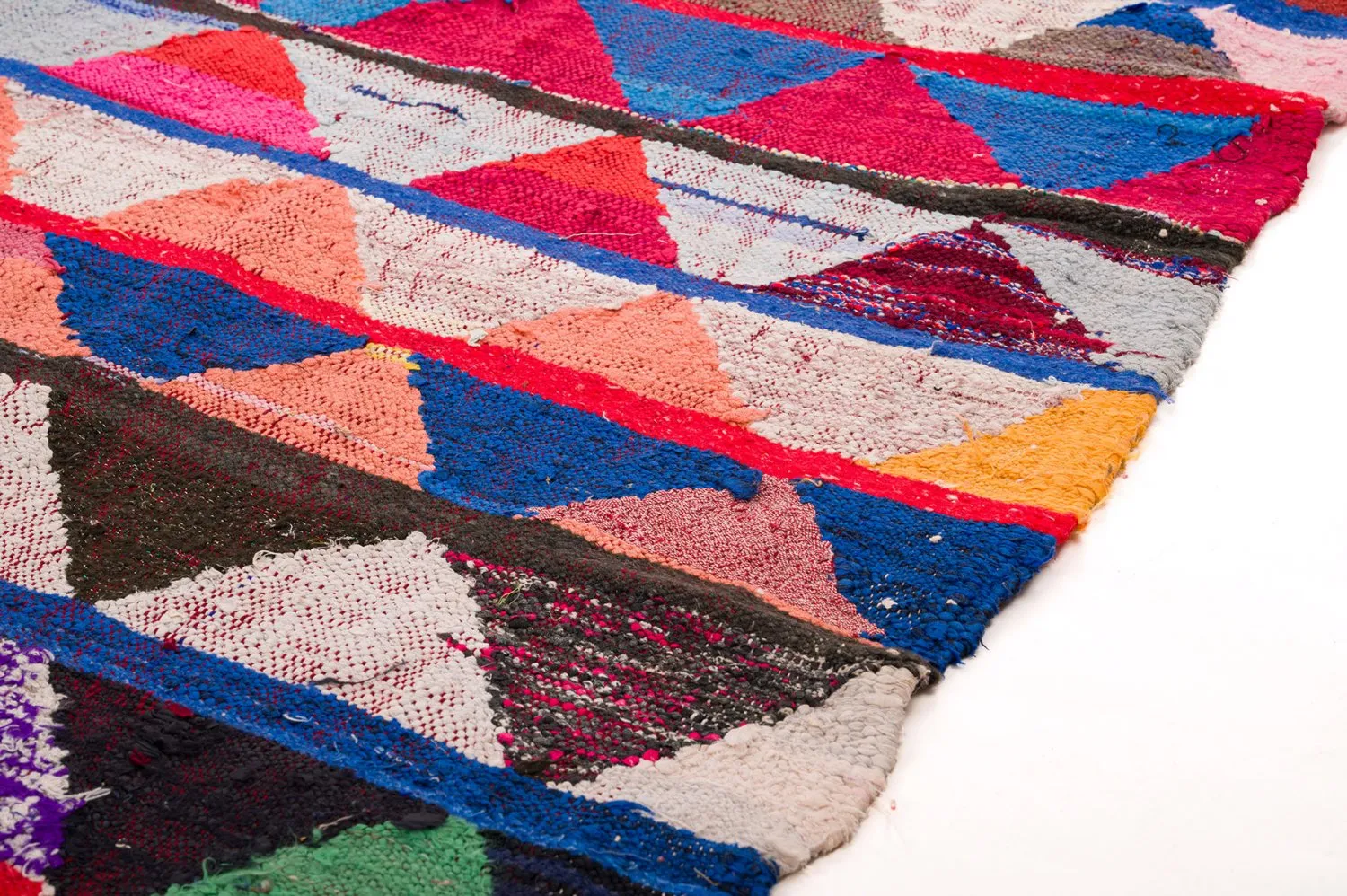Tappeto Berberi Dal Marocco Boucherouite 145 x 240 cm