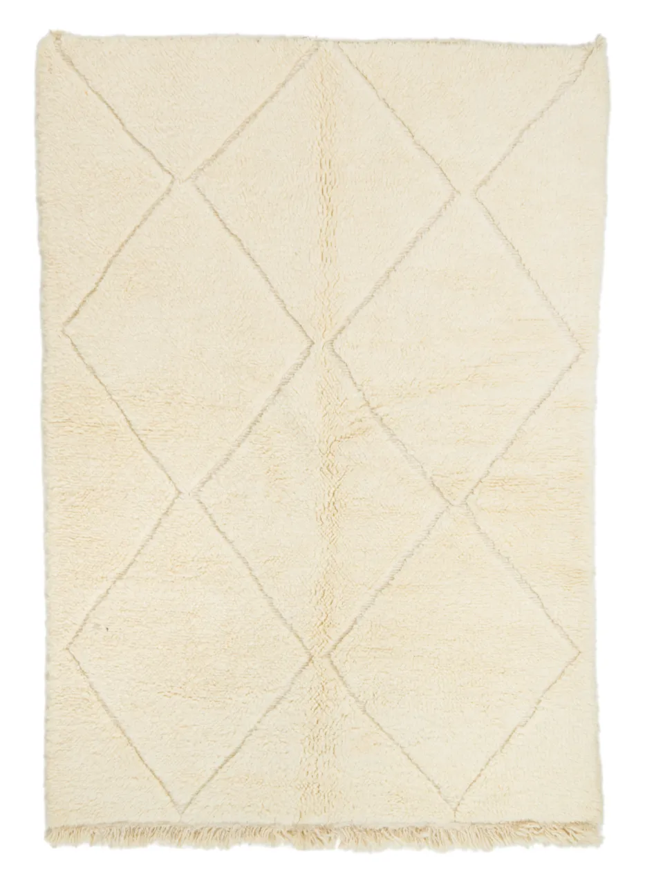 Tappeto Kilim In Stile Berbero Del Marocco Beni Ourain 150 x 220 cm