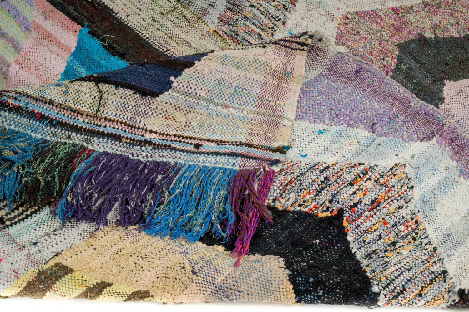 Tappeto Berberi Dal Marocco Boucherouite 155 x 305 cm