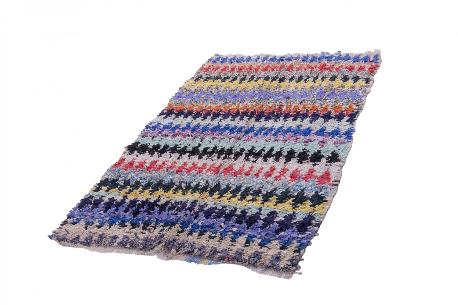 Tappeto Berberi Dal Marocco Boucherouite 230 x 125 cm
