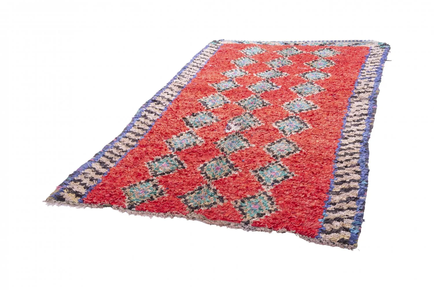 Tappeto Berberi Dal Marocco Boucherouite 285 x 170 cm