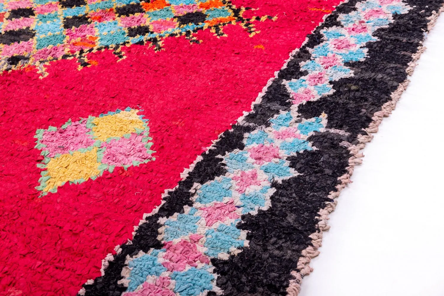 Tappeto Berberi Dal Marocco Boucherouite 325 x 145 cm