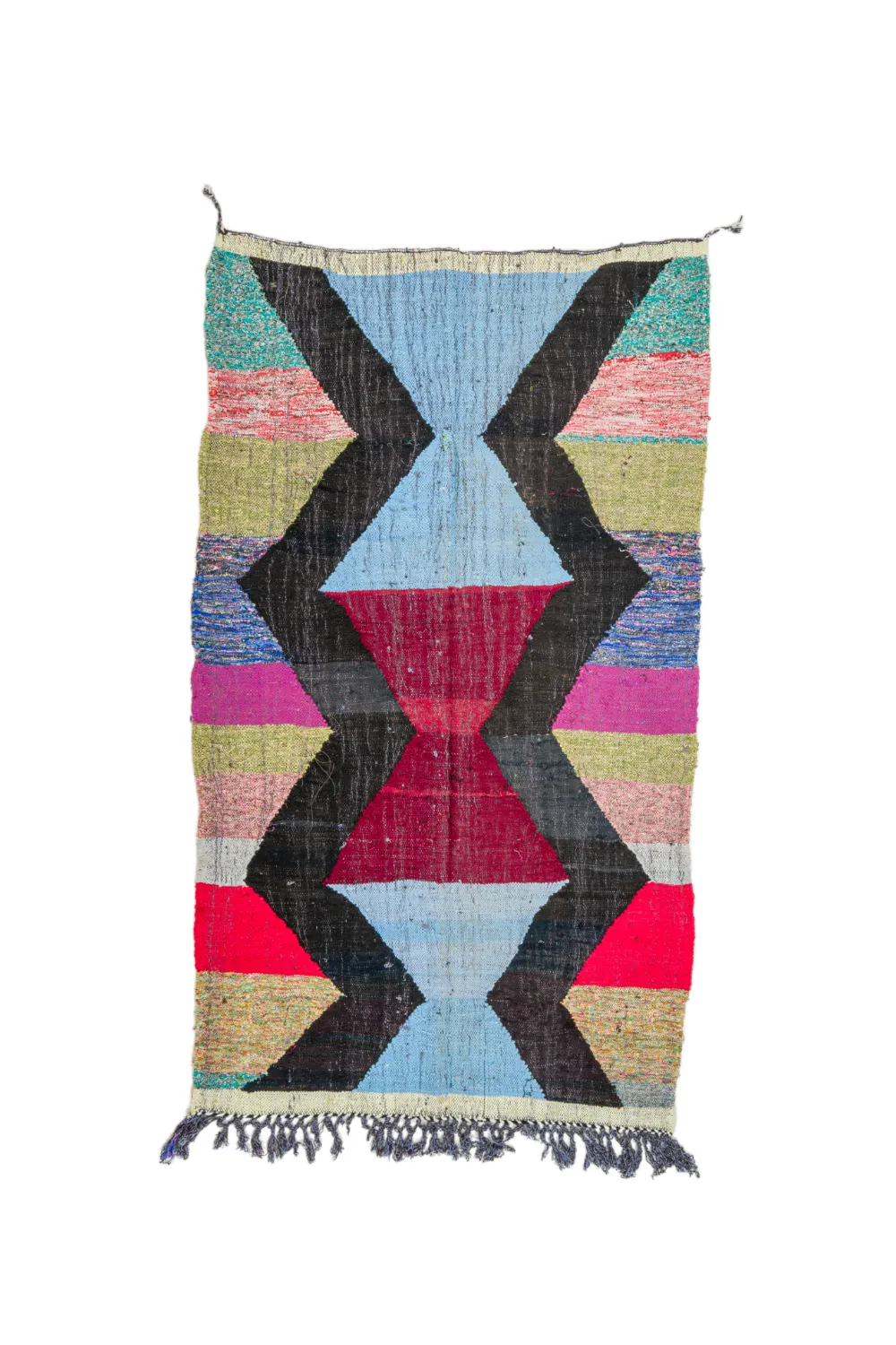 Tappeto Berberi Dal Marocco Boucherouite 135 x 240 cm