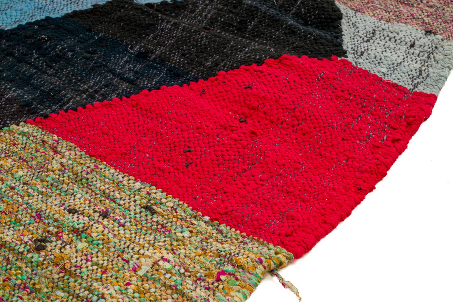 Tappeto Berberi Dal Marocco Boucherouite 135 x 240 cm