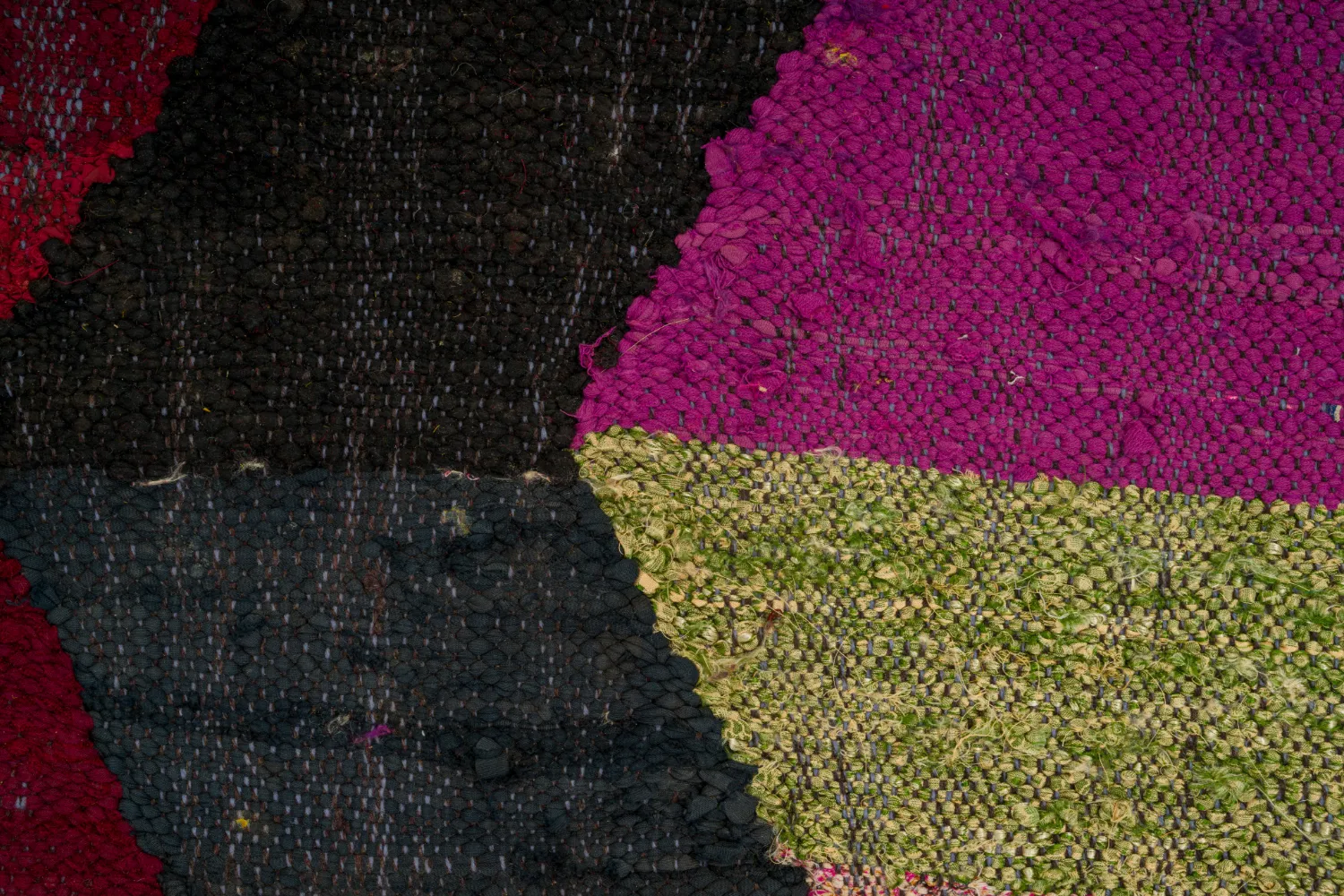 Tappeto Berberi Dal Marocco Boucherouite 135 x 240 cm