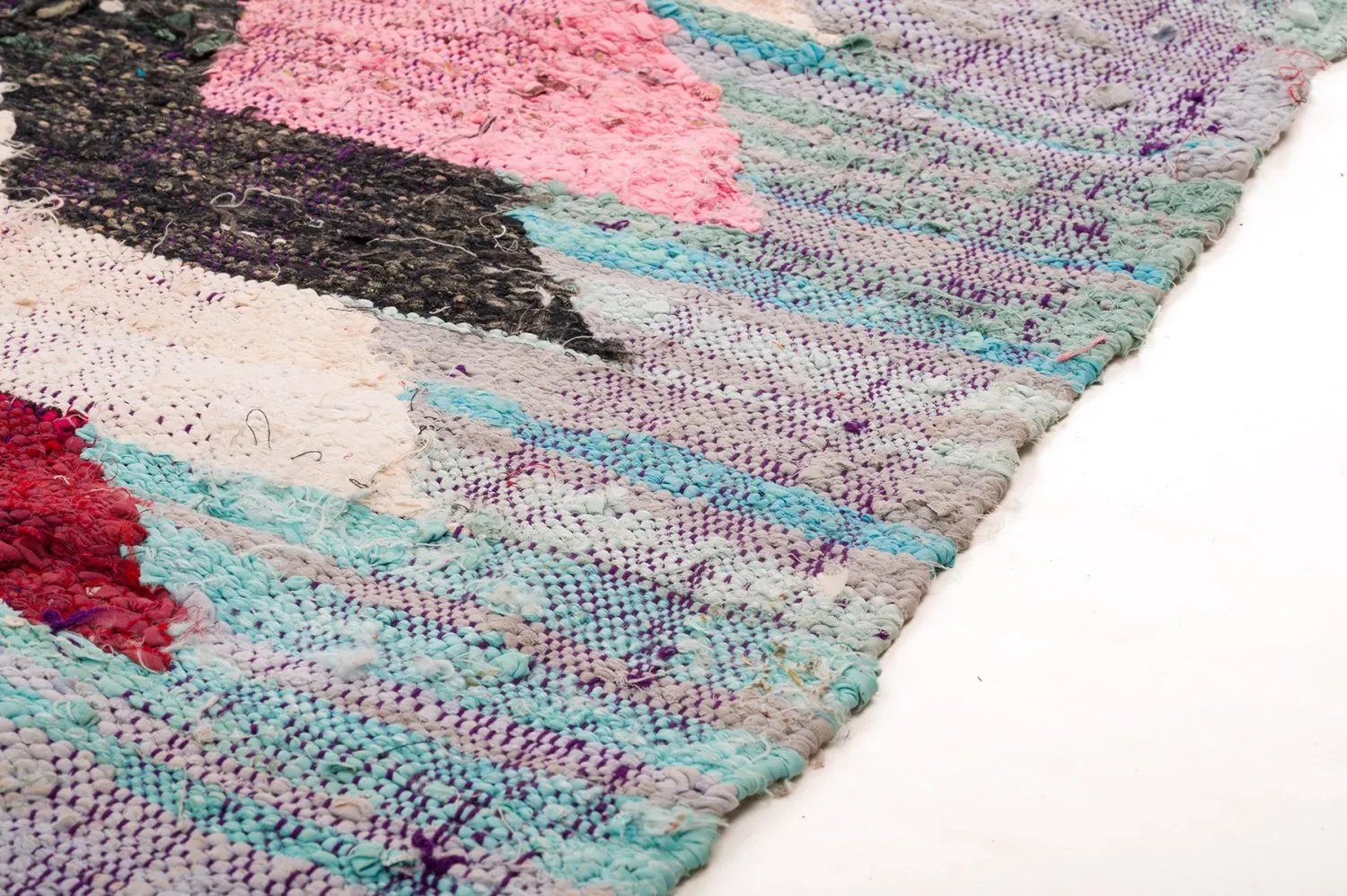Tappeto Berberi Dal Marocco Boucherouite 150 x 310 cm