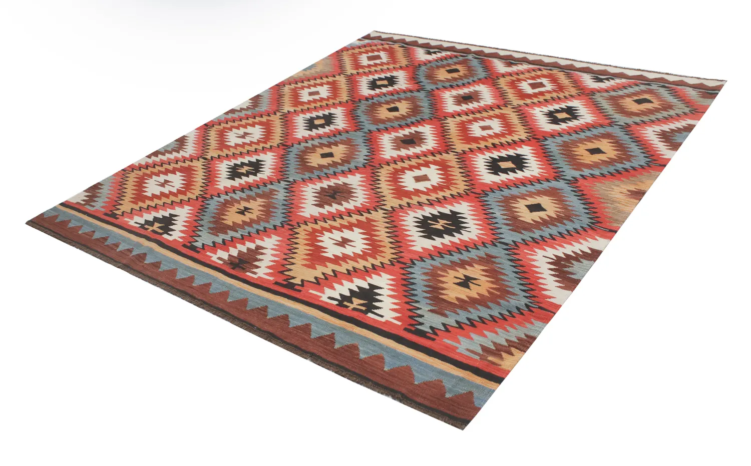 Tappeto Orientale - Hazara Kelim Hand Woven - 247 x 288 cm