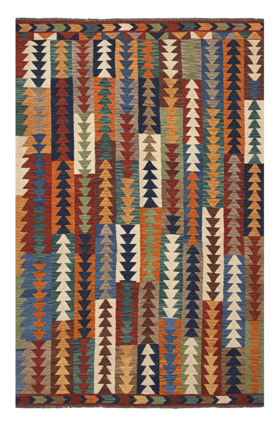 Tappeto Orientale - Hazara Kelim Hand Woven - 194 x 299 cm