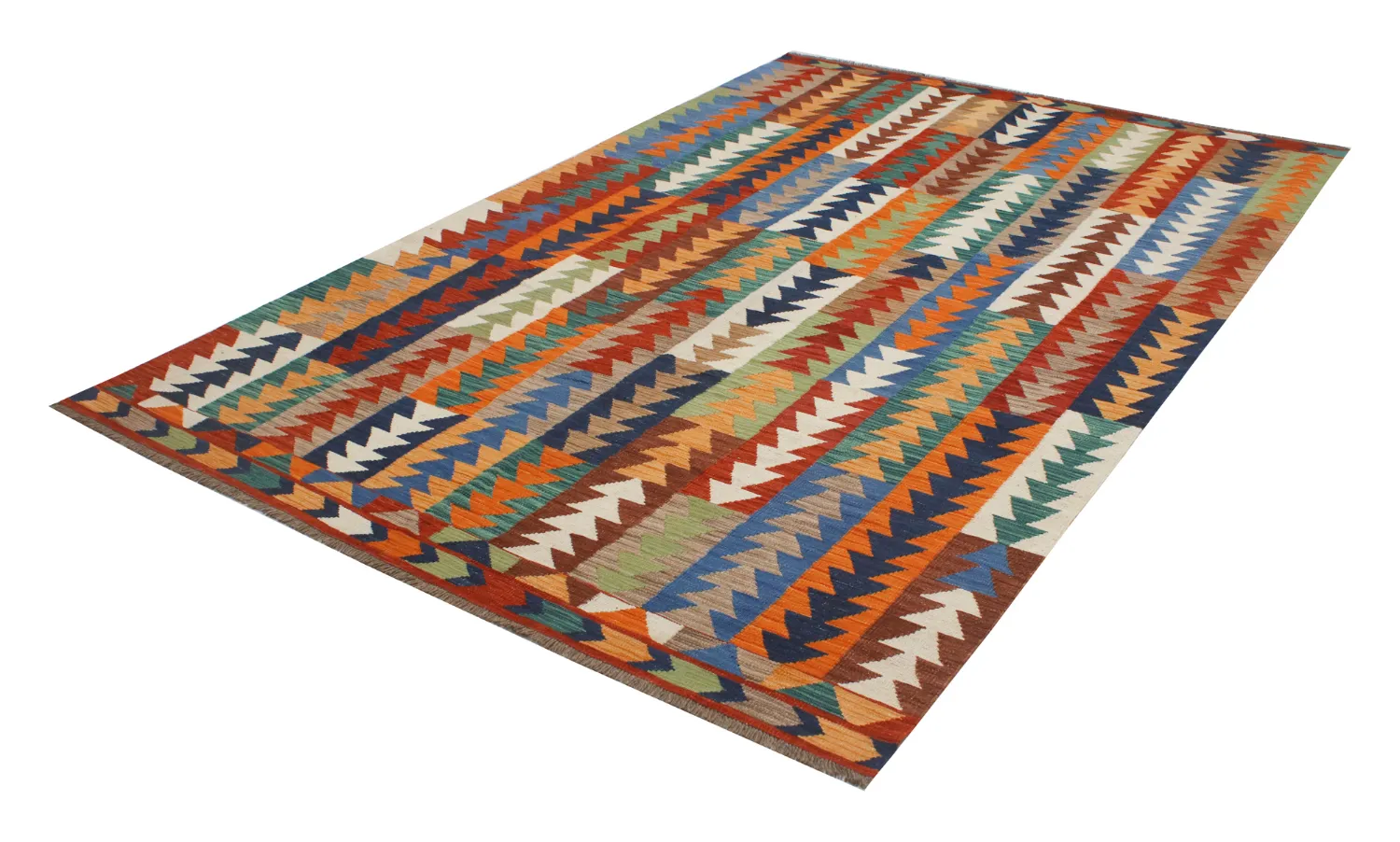 Tappeto Orientale - Hazara Kelim Hand Woven - 194 x 299 cm