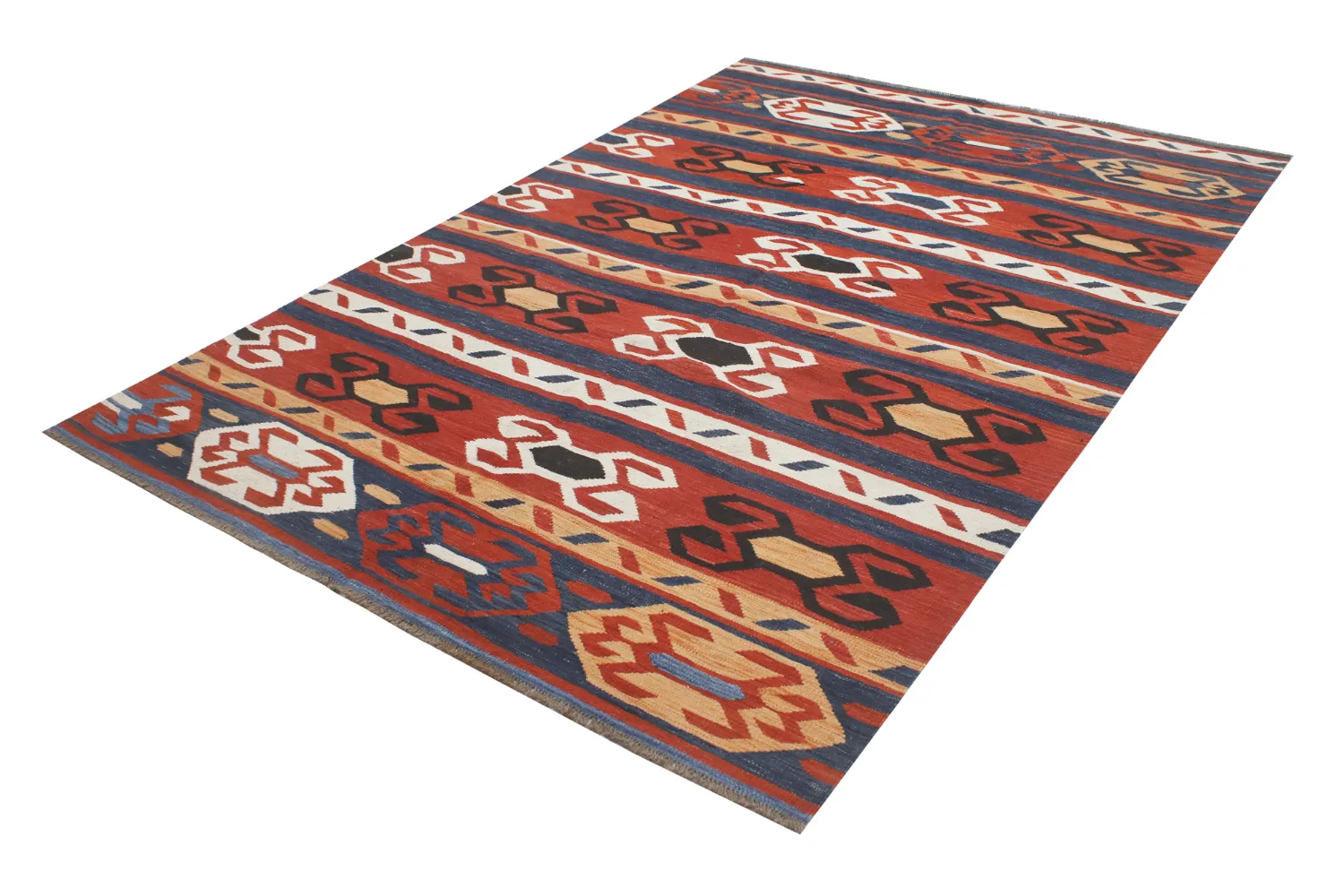Tappeto Orientale - Hazara Kelim Hand Woven - 198 x 289 cm