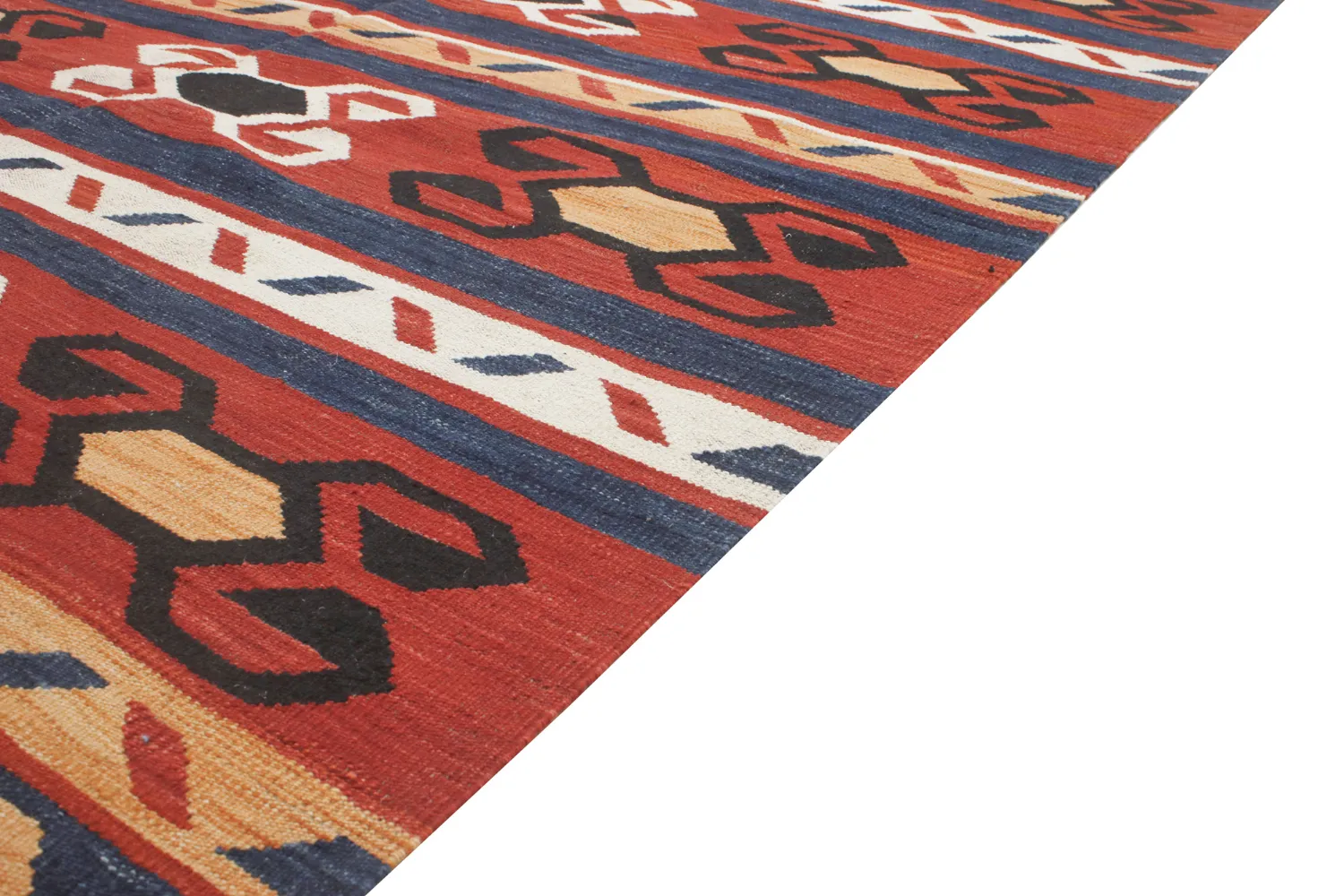 Tappeto Orientale - Hazara Kelim Hand Woven - 198 x 289 cm