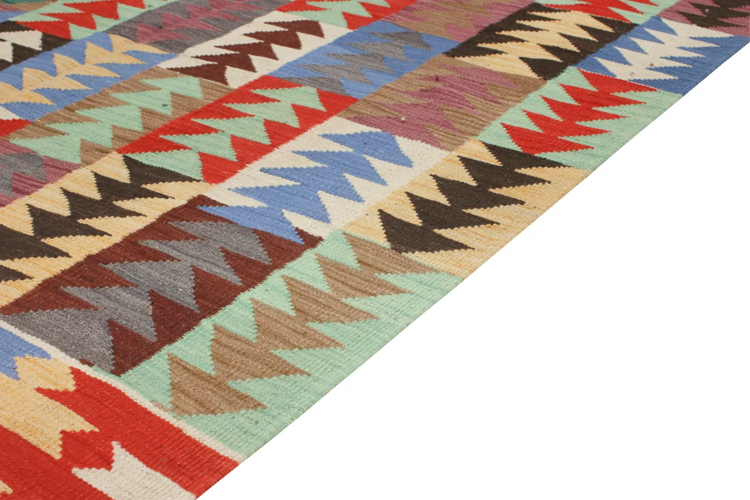 Tappeto Orientale - Hazara Kelim Hand Woven - 154 x 201 cm