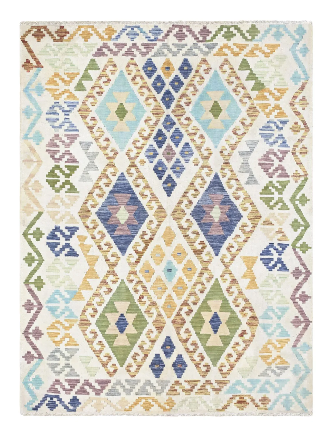 Tappeto Orientale - Vegi Kelim Hand Woven - 159 x 200 cm