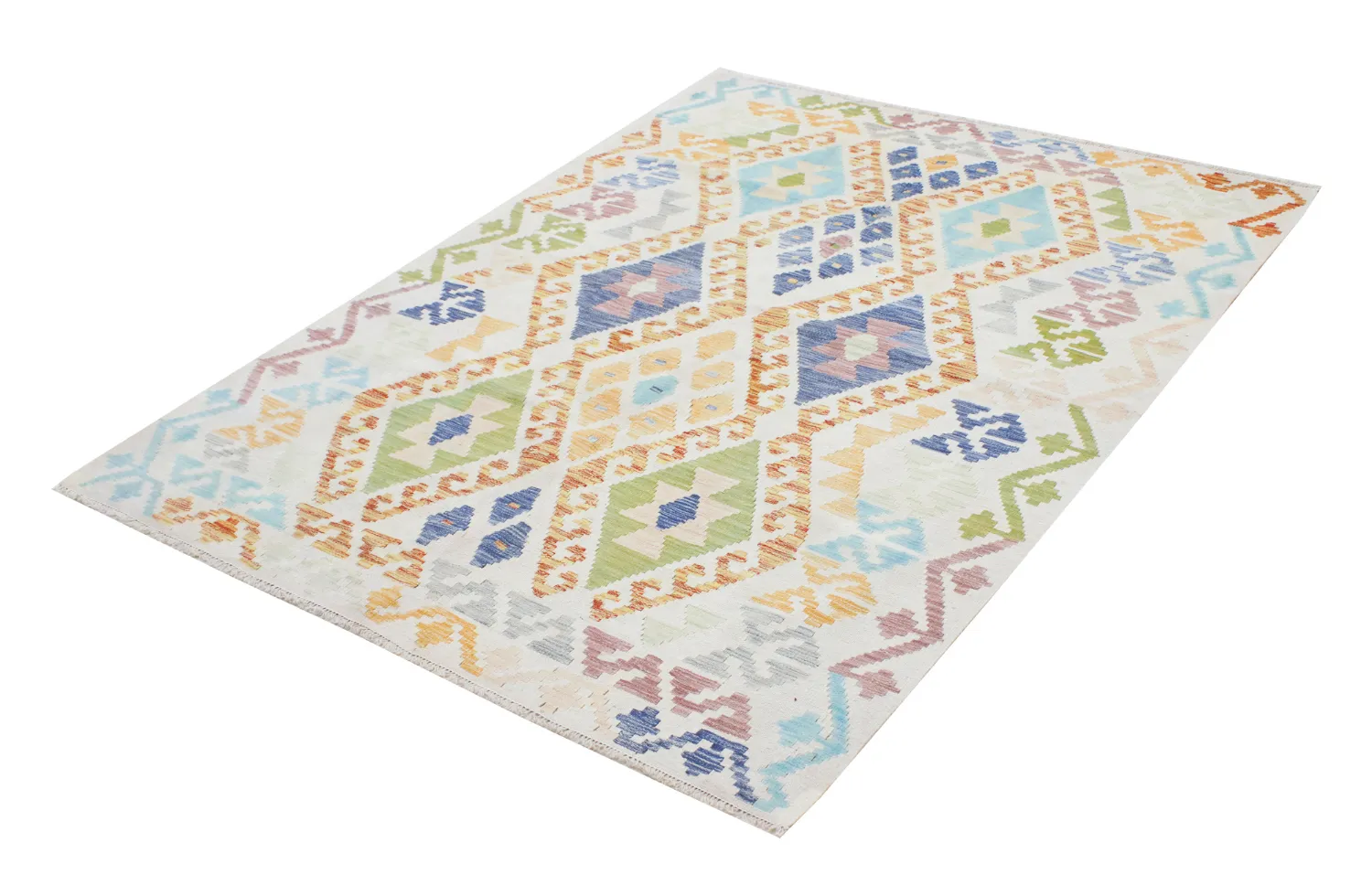 Tappeto Orientale - Vegi Kelim Hand Woven - 159 x 200 cm