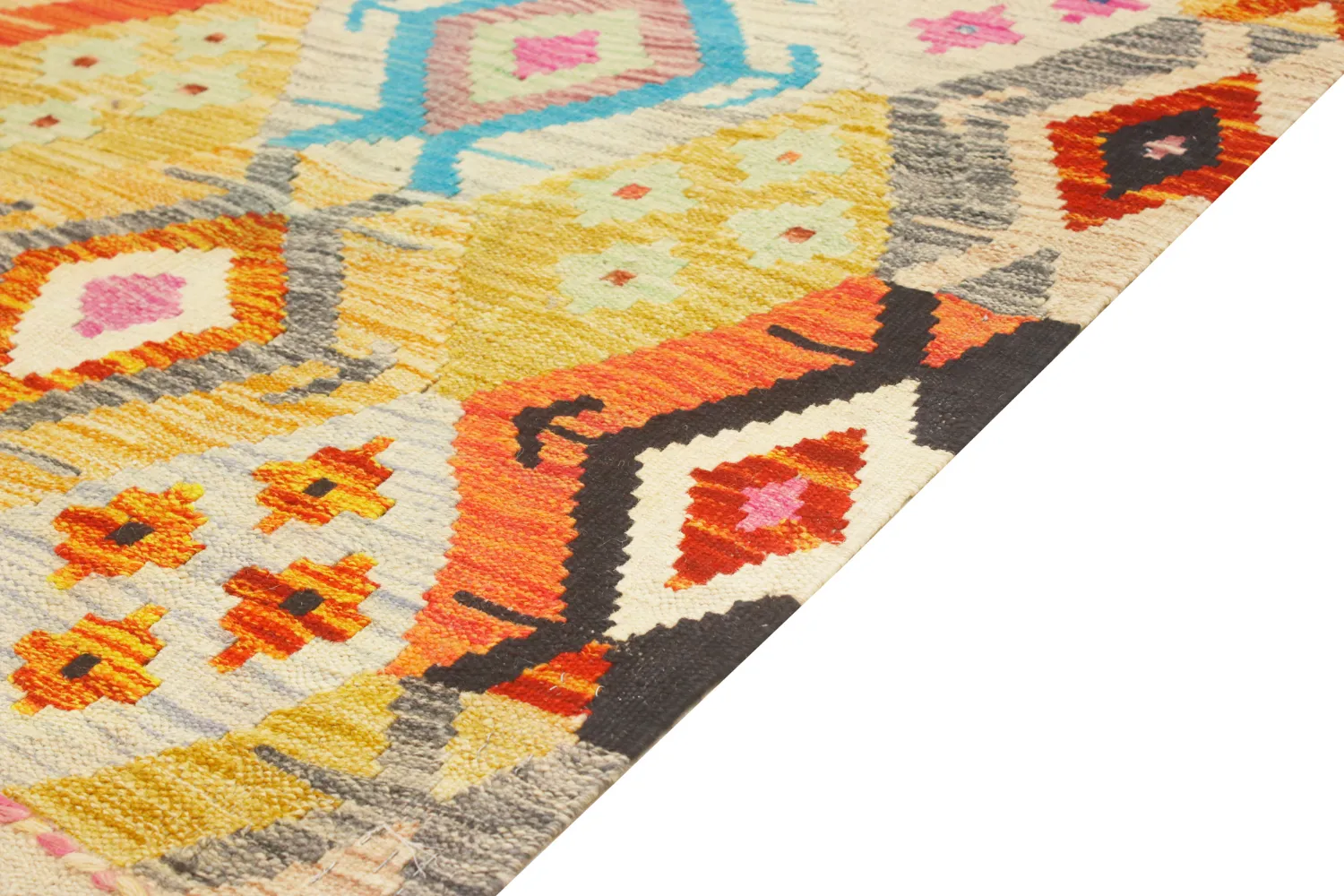 Tappeto Orientale - Vegi Kelim Hand Woven - 86 x 125 cm
