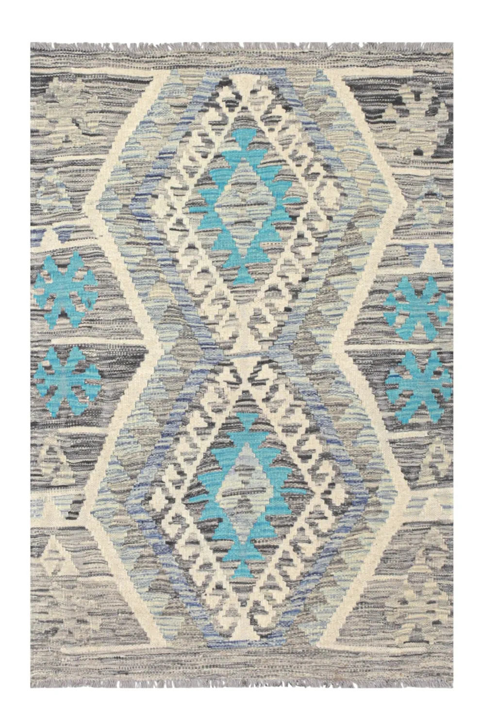 Tappeto Orientale - Vegi Kelim Hand Woven - 86 x 123 cm