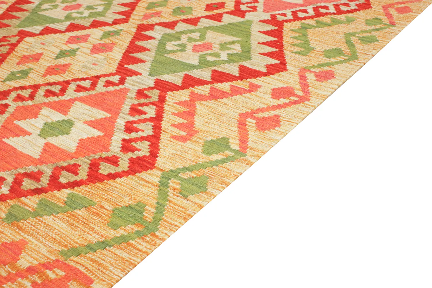 Tappeto Orientale - Vegi Kelim Hand Woven - 129 x 177 cm