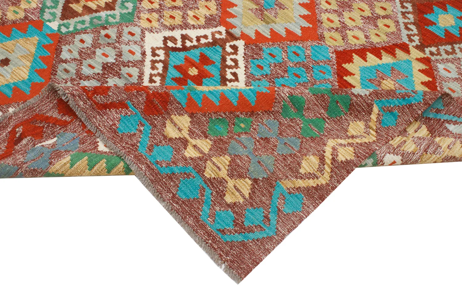 Tappeto Orientale - Vegi Kelim Hand Woven - 174 x 241 cm