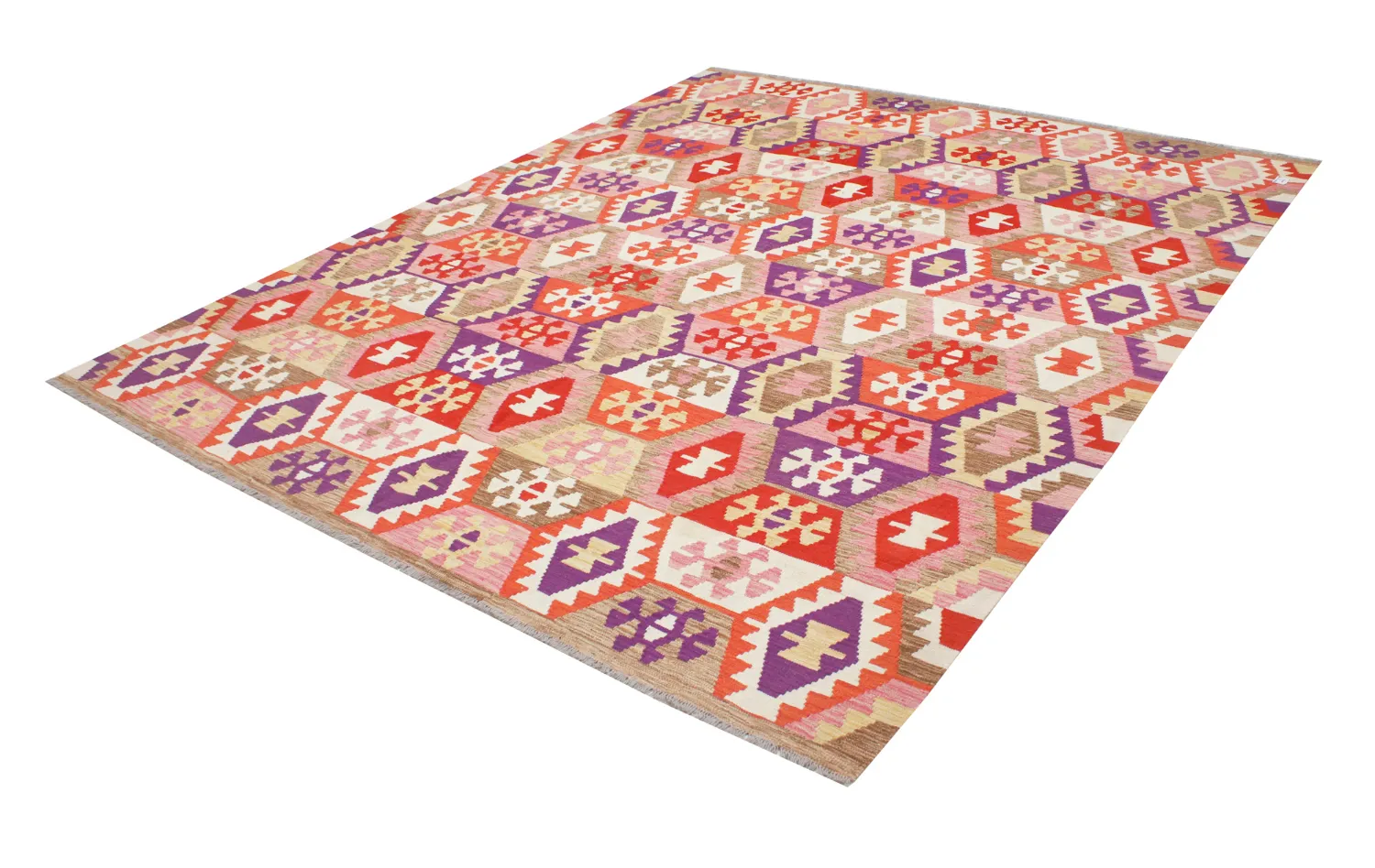 Tappeto Orientale - Vegi Kelim Hand Woven - 251 x 300 cm