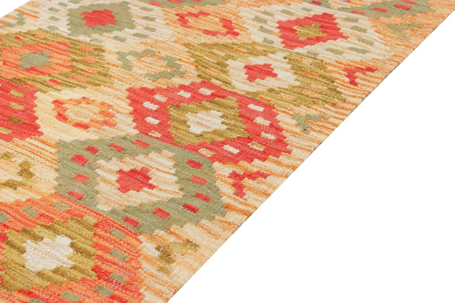 Tappeto Orientale - Vegi Kelim Hand Woven - 54 x 86 cm