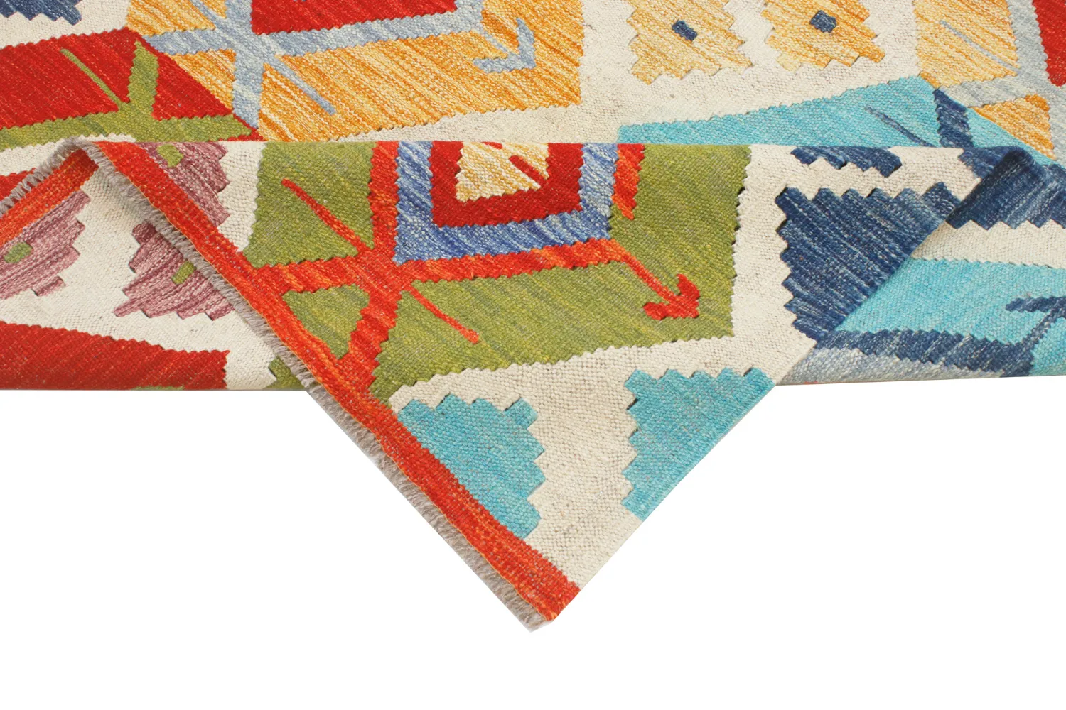 Tappeto Orientale - Vegi Kelim Hand Woven - 114 x 172 cm