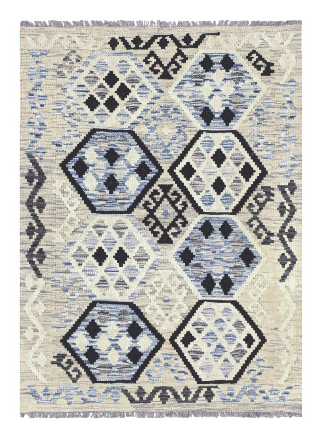 Tappeto Orientale - Vegi Kelim Hand Woven - 83 x 117 cm