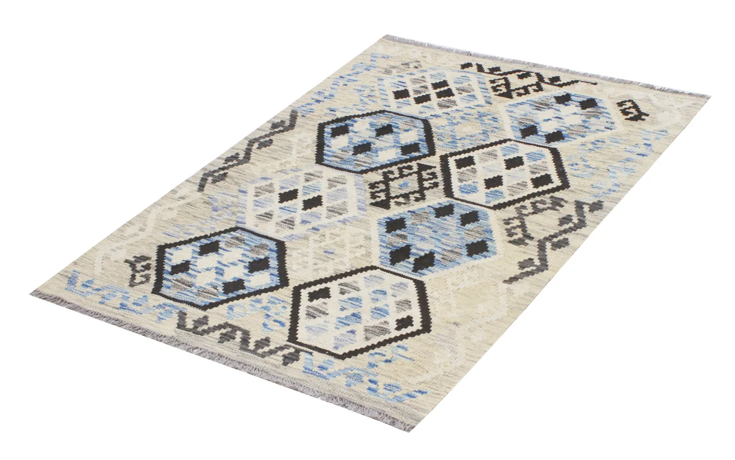 Tappeto Orientale - Vegi Kelim Hand Woven - 83 x 117 cm