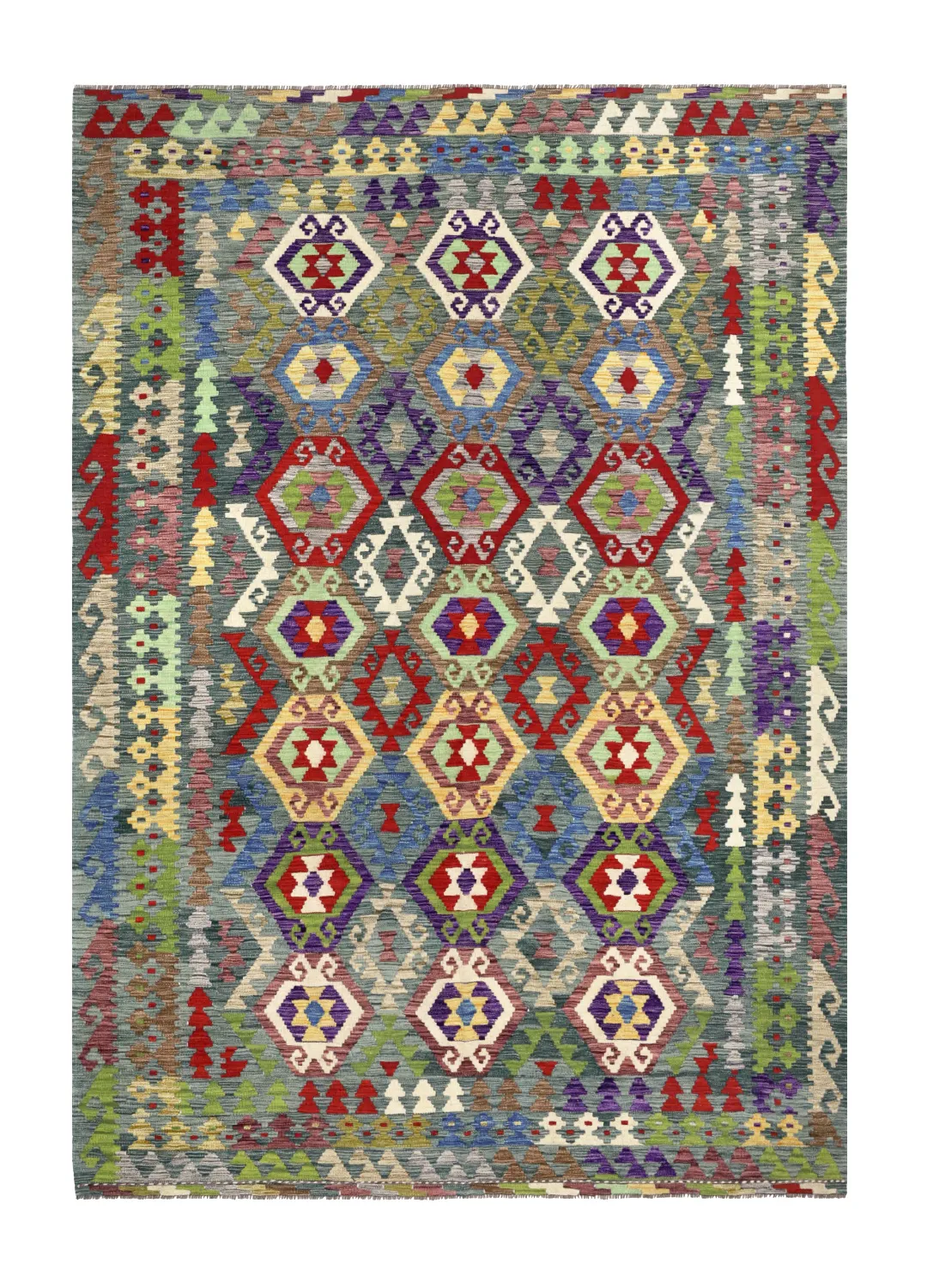 Tappeto Orientale - Vegi Kelim Hand Woven - 199 x 290 cm