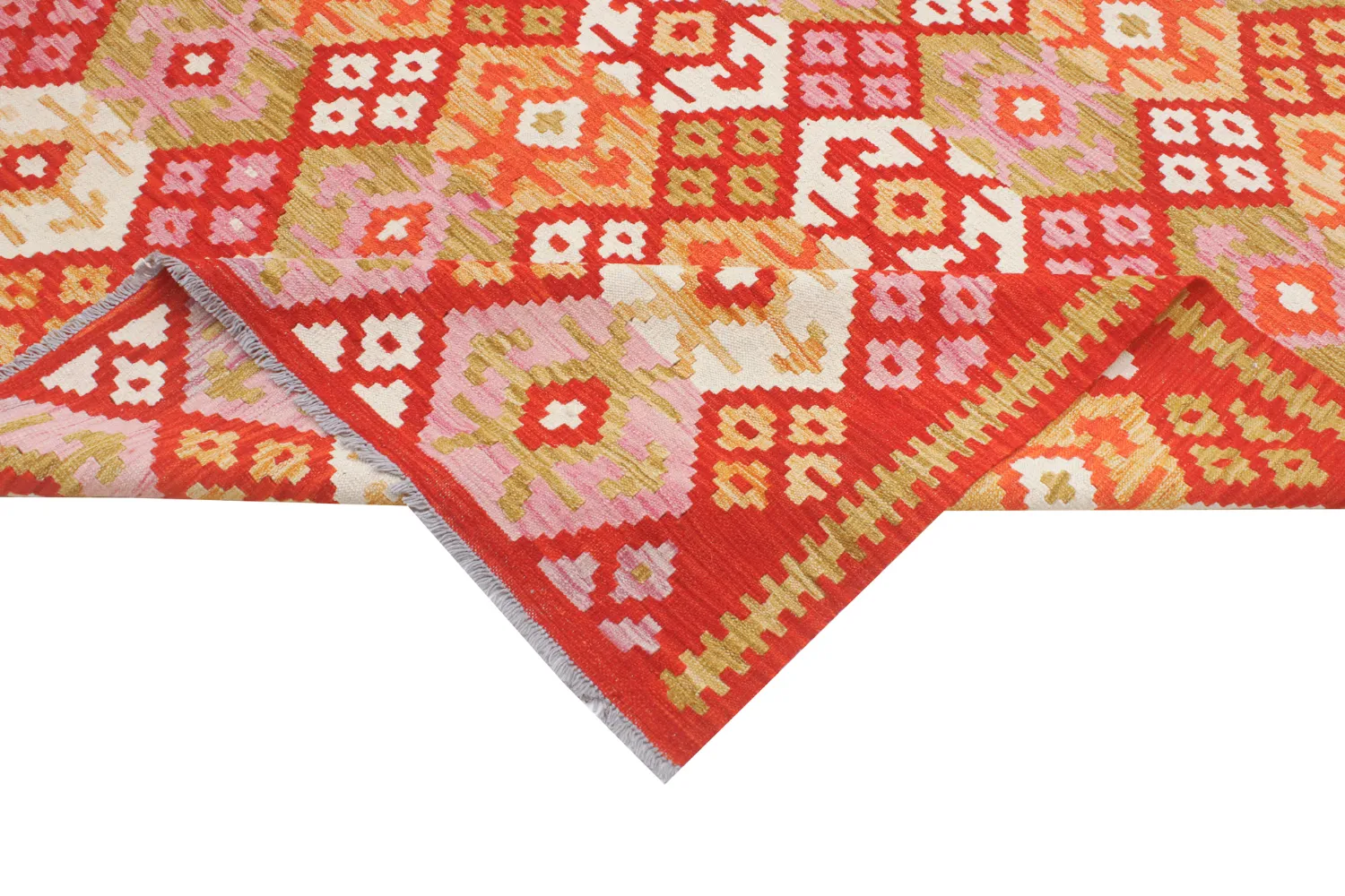 Tappeto Orientale - Vegi Kelim Hand Woven - 207 x 294 cm