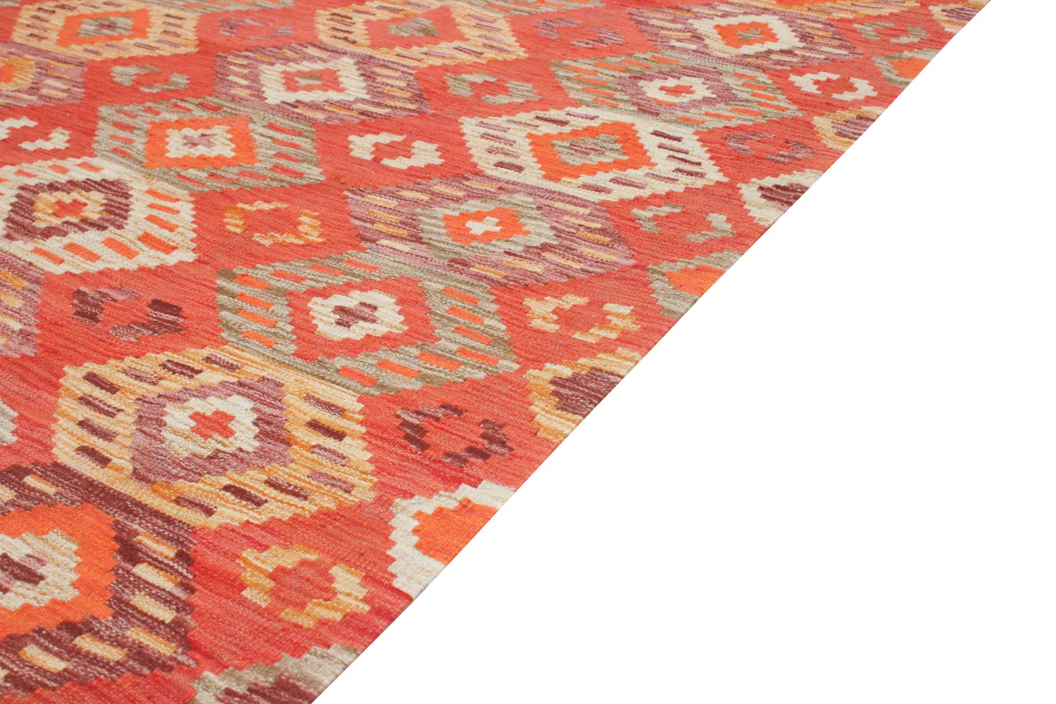 Tappeto Orientale - Vegi Kelim Hand Woven - 123 x 172 cm