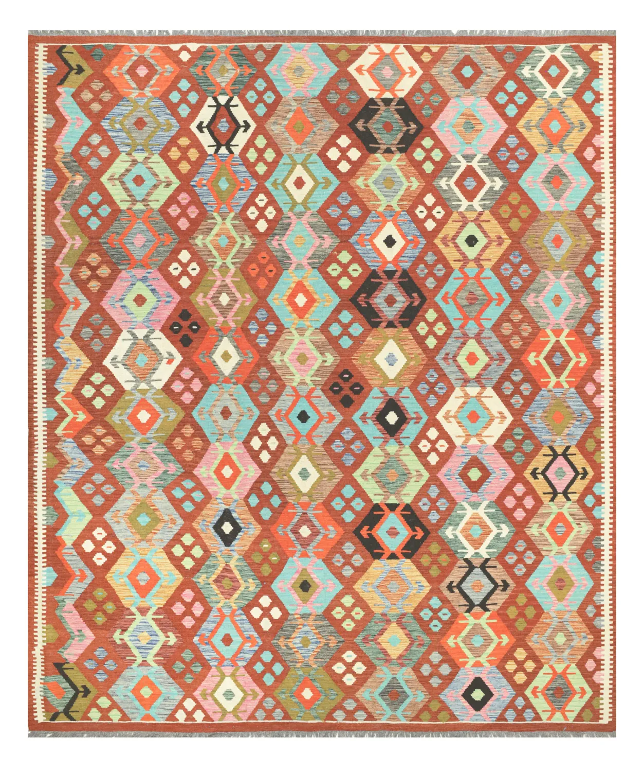 Tappeto Orientale - Vegi Kelim Hand Woven - 253 x 295 cm