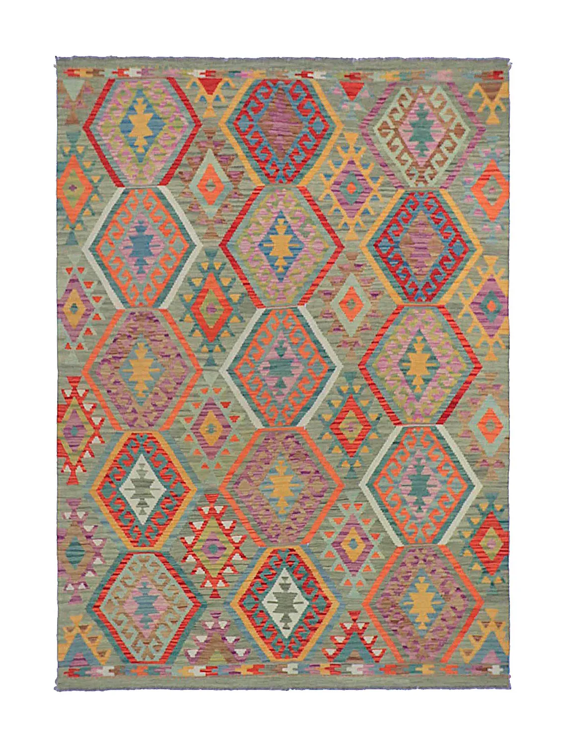Tappeto Orientale - Vegi Kelim Hand Woven - 178 x 248 cm