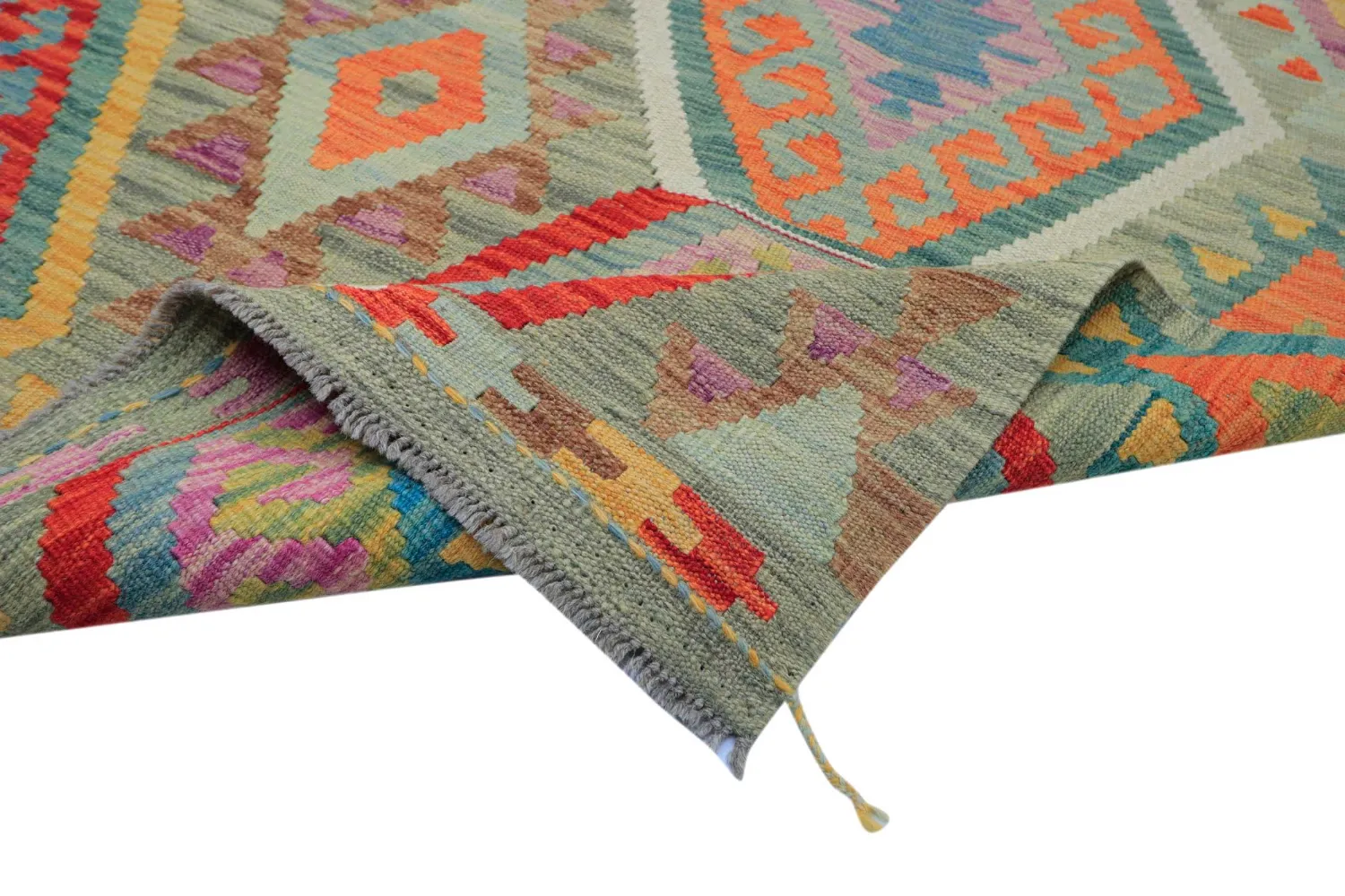 Tappeto Orientale - Vegi Kelim Hand Woven - 178 x 248 cm
